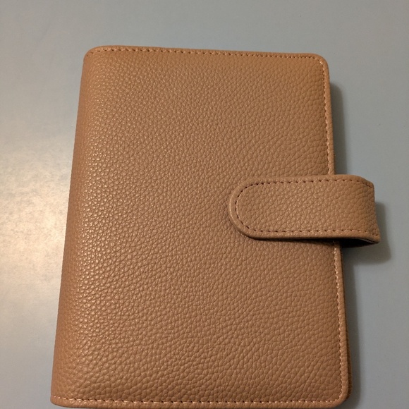 Vegan Leather Personal Ring Planner with Inserts - Picture 5 of 9